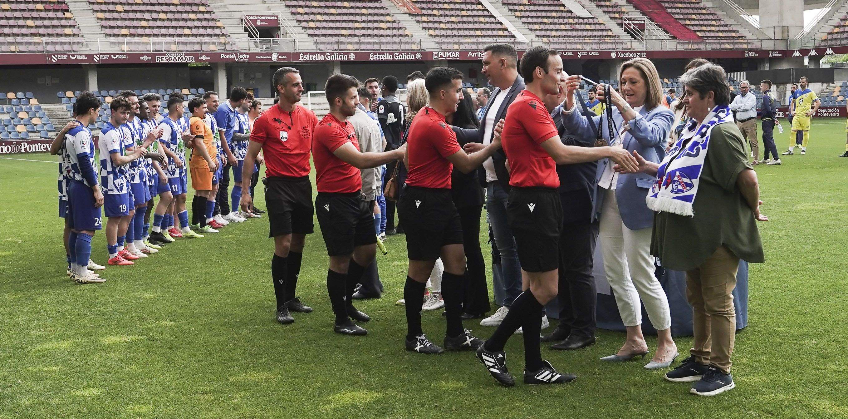 Finais da Copa Deputación de fútbol disputadas en Pasarón