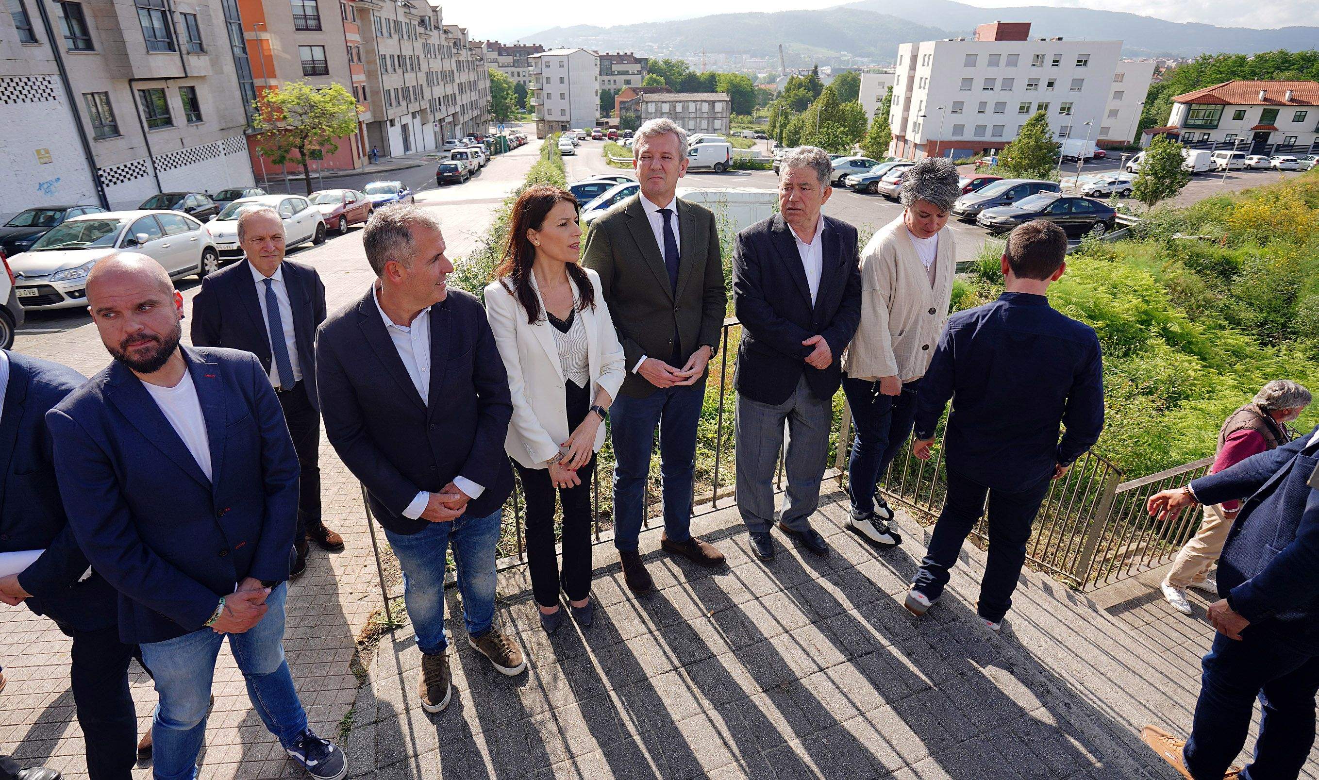 Acta de cesión de parcelas para construir 118 vivendas de promoción pública en Pontevedra