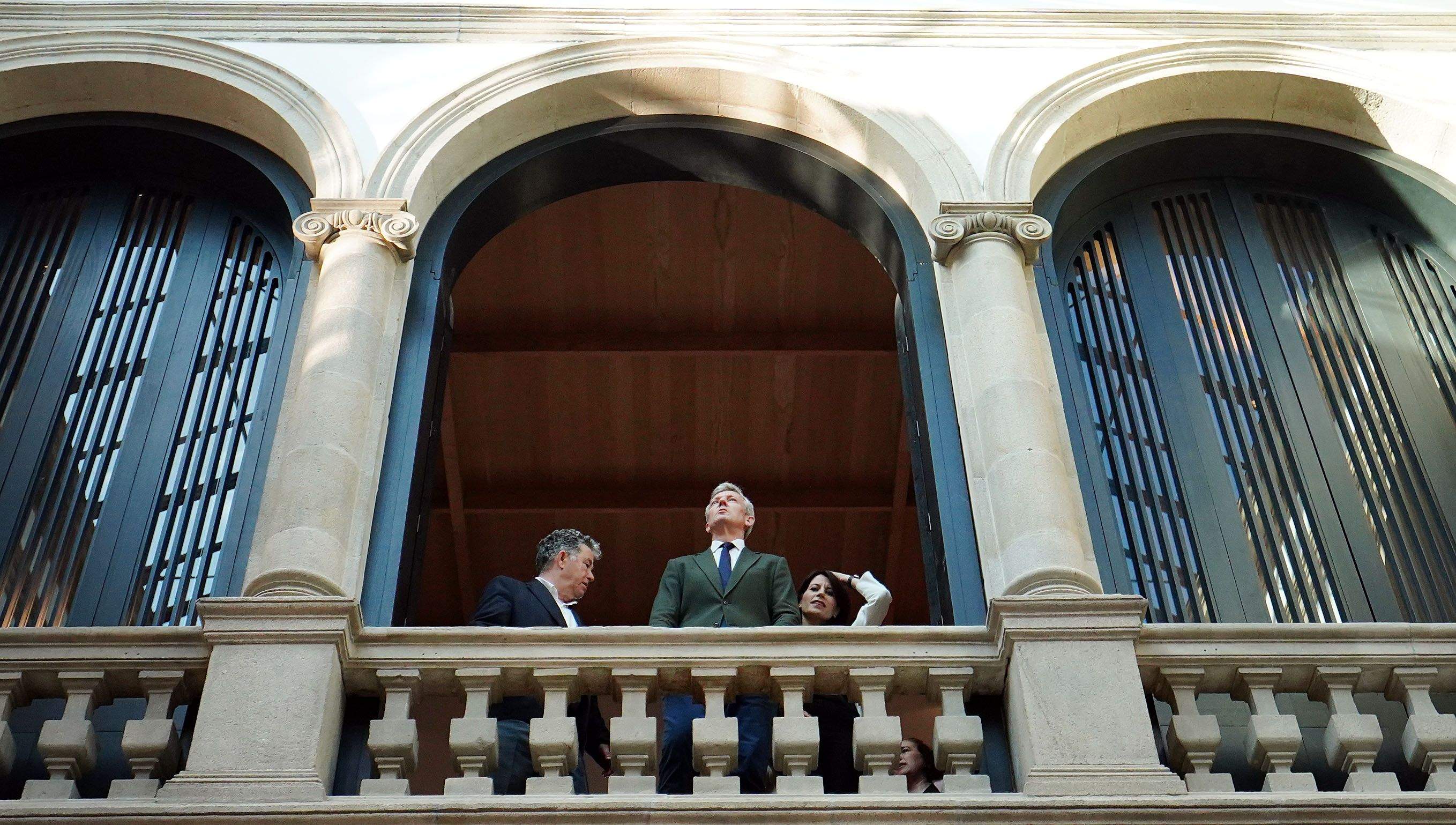 Visita institucional de Alfonso Rueda a la casa consistorial de Pontevedra