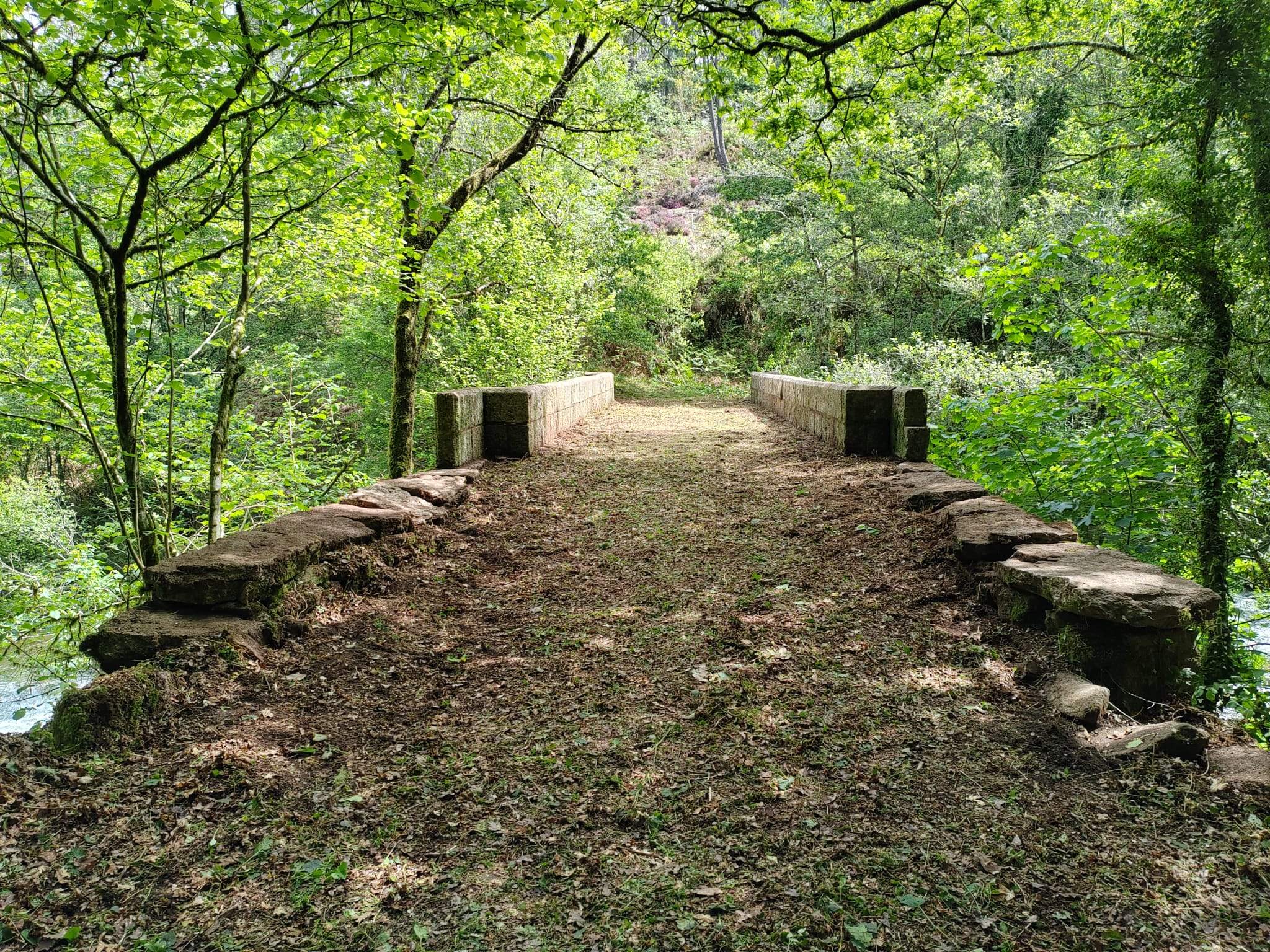 A ponte de Arén tras a limpeza. A ponte de Arén tras a limpeza.