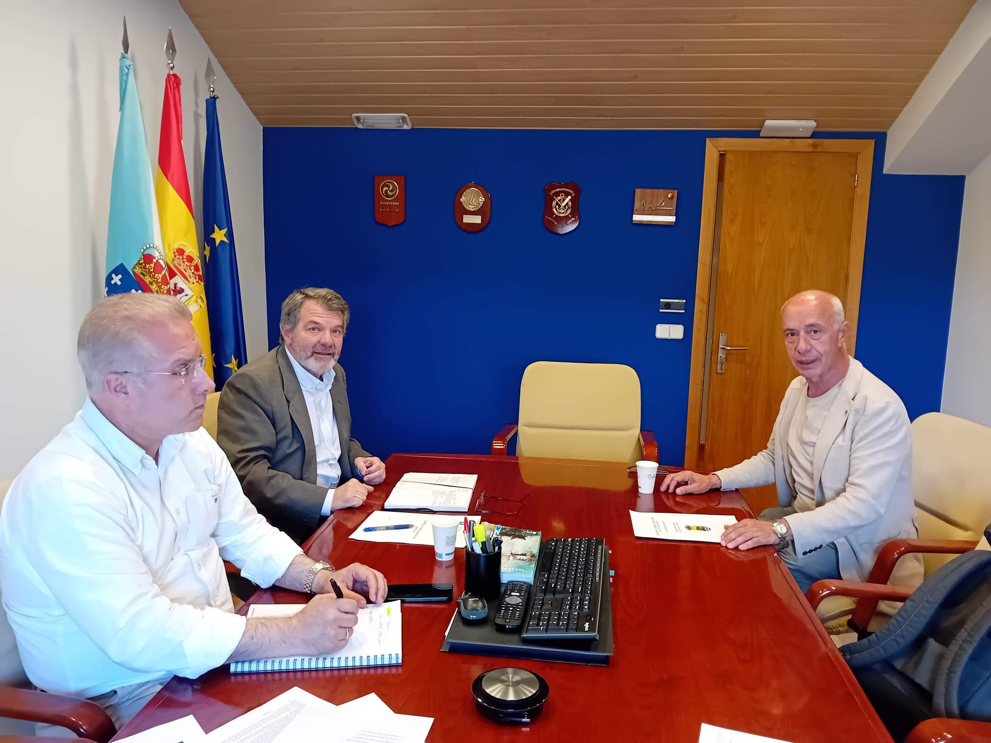 Reunión do alcalde de Vilanova co presidente de Portos do Estado