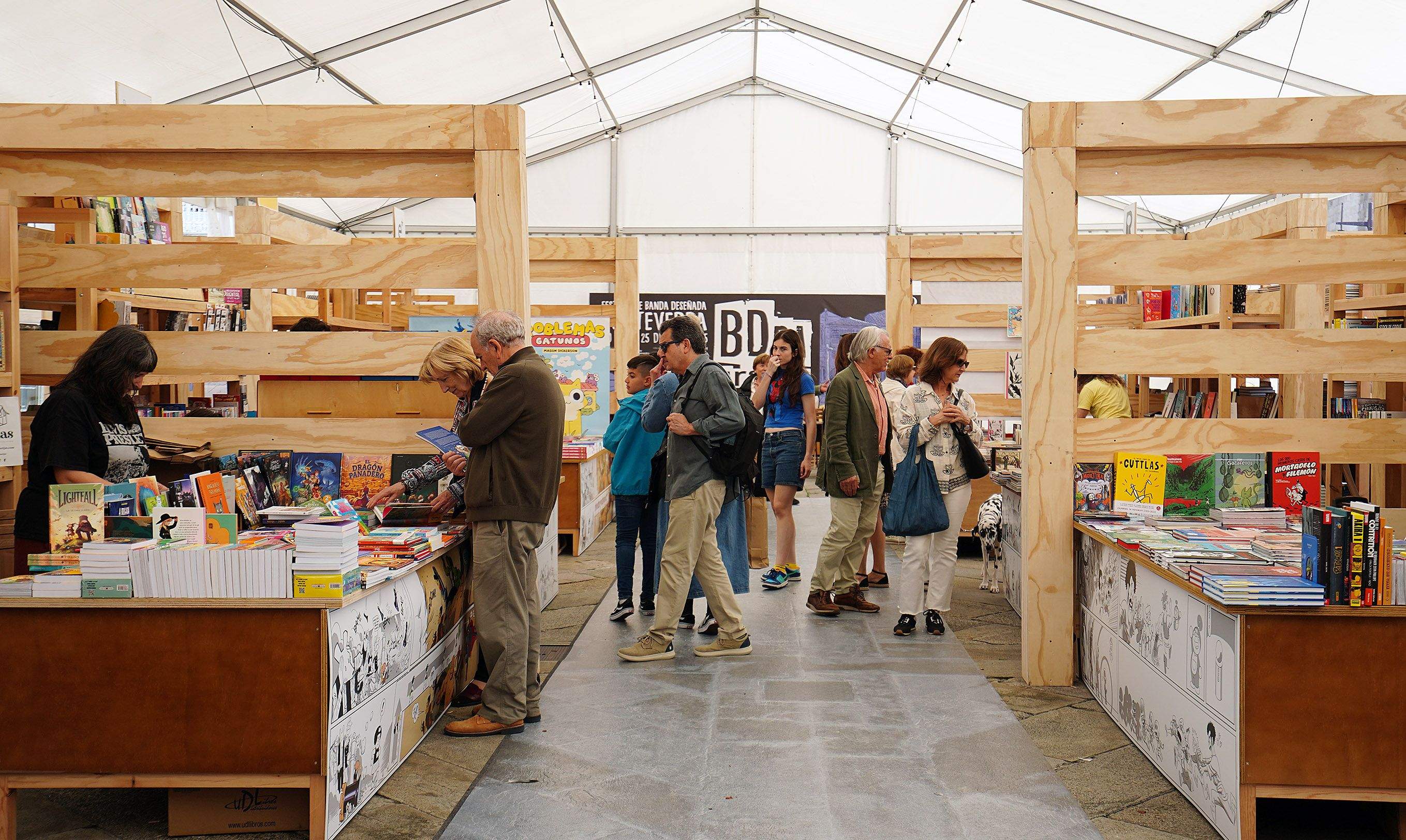 Inauguración da terceira edición do festival BDra Gráfica