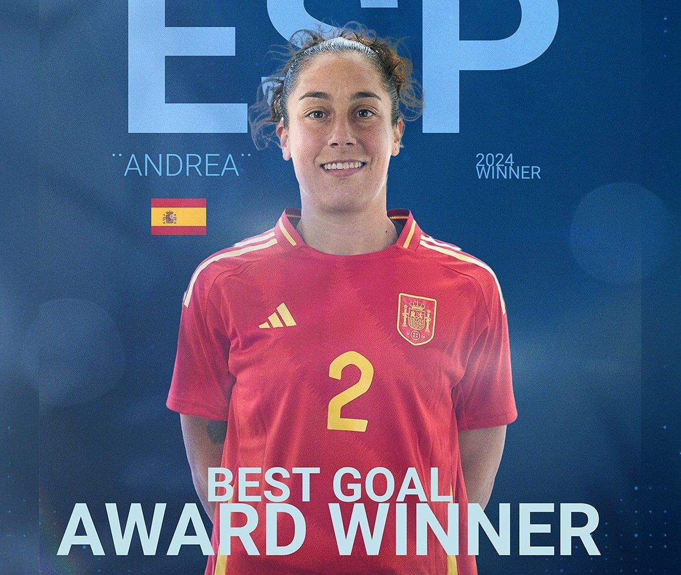 Un gol de Andrea Mirón, elegido como el mejor del año en el fútbol playa mundial