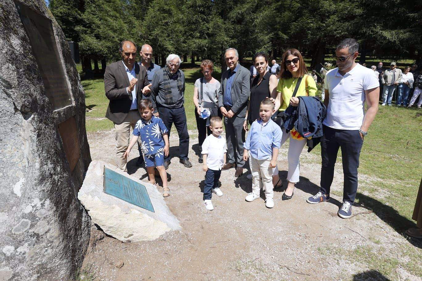 Homenaje a Manuel Viéitez en el Bosque de Colón Homenaje a Manuel Viéitez en el Bosque de Colón