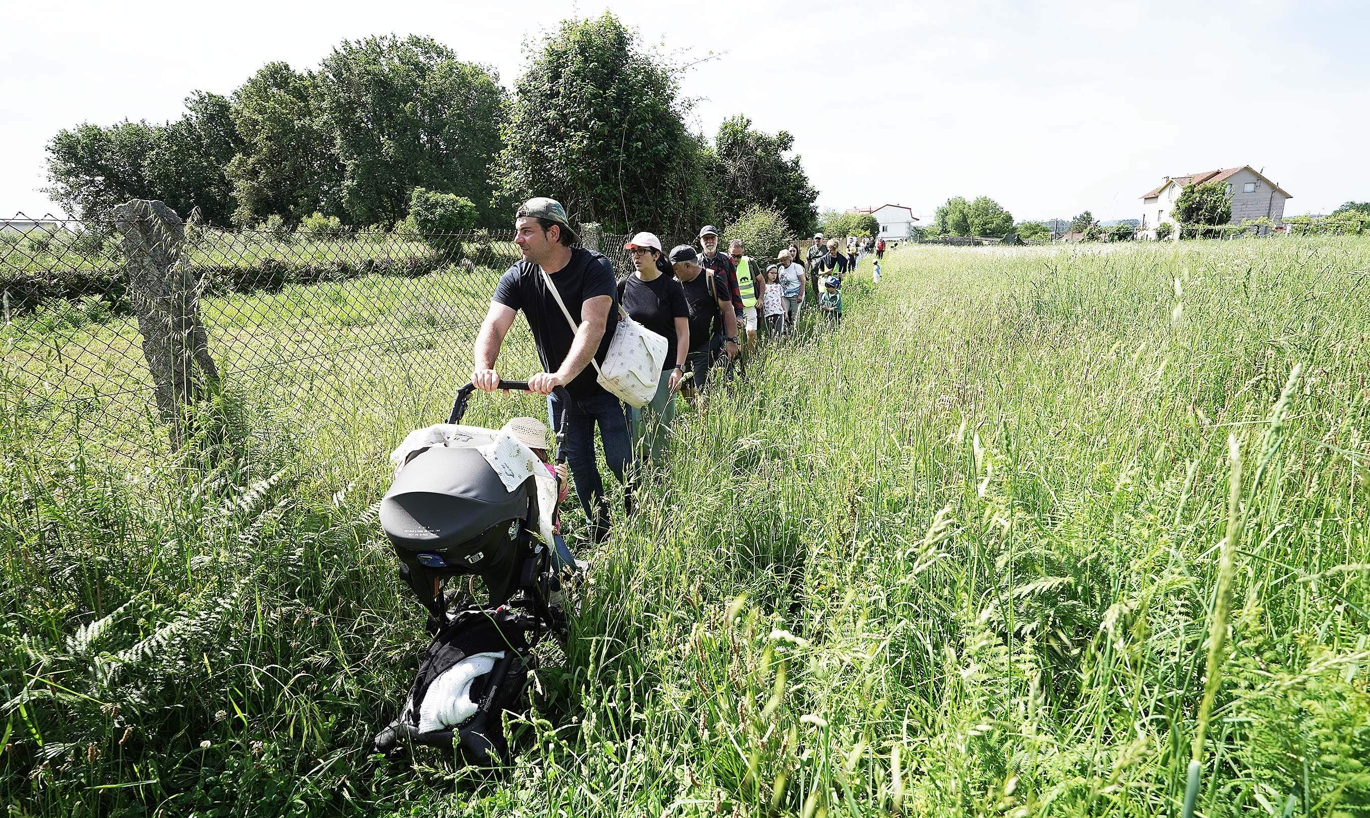 Salida al campo por la zona amenazada por la A-57
