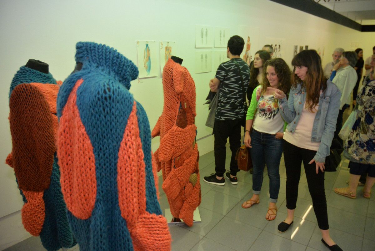 Inauguración da mostra "Pedra, papel, tesoira. O trazo da moda" na Galería Sargadelos