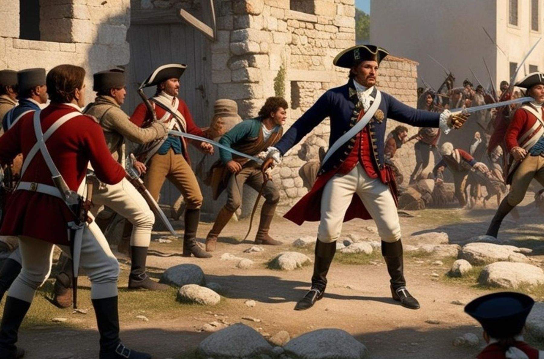 Recreación de la figura de Juan Antonio Gago de Mendoza