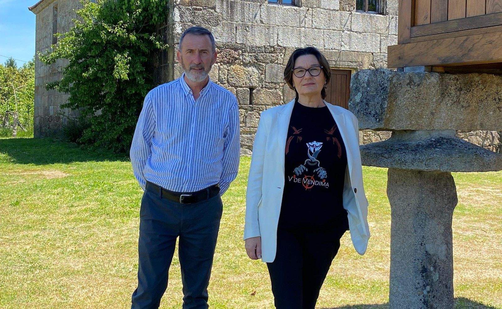 Xosé Manuel Fernández Abraldes y Salomé Cancela