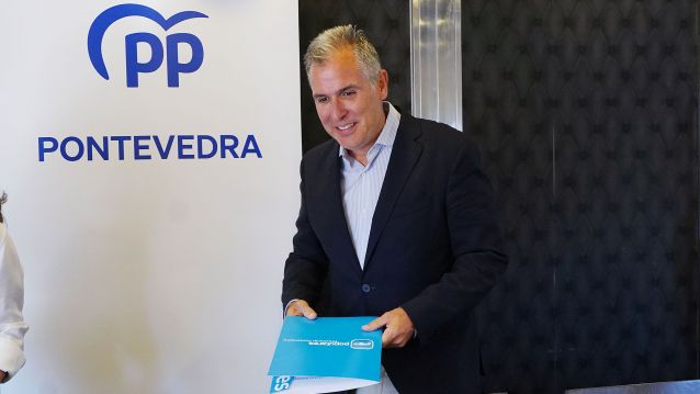 Rafa Domínguez, portavoz municipal del PP en Pontevedra Rafa Domínguez, portavoz municipal del PP en Pontevedra