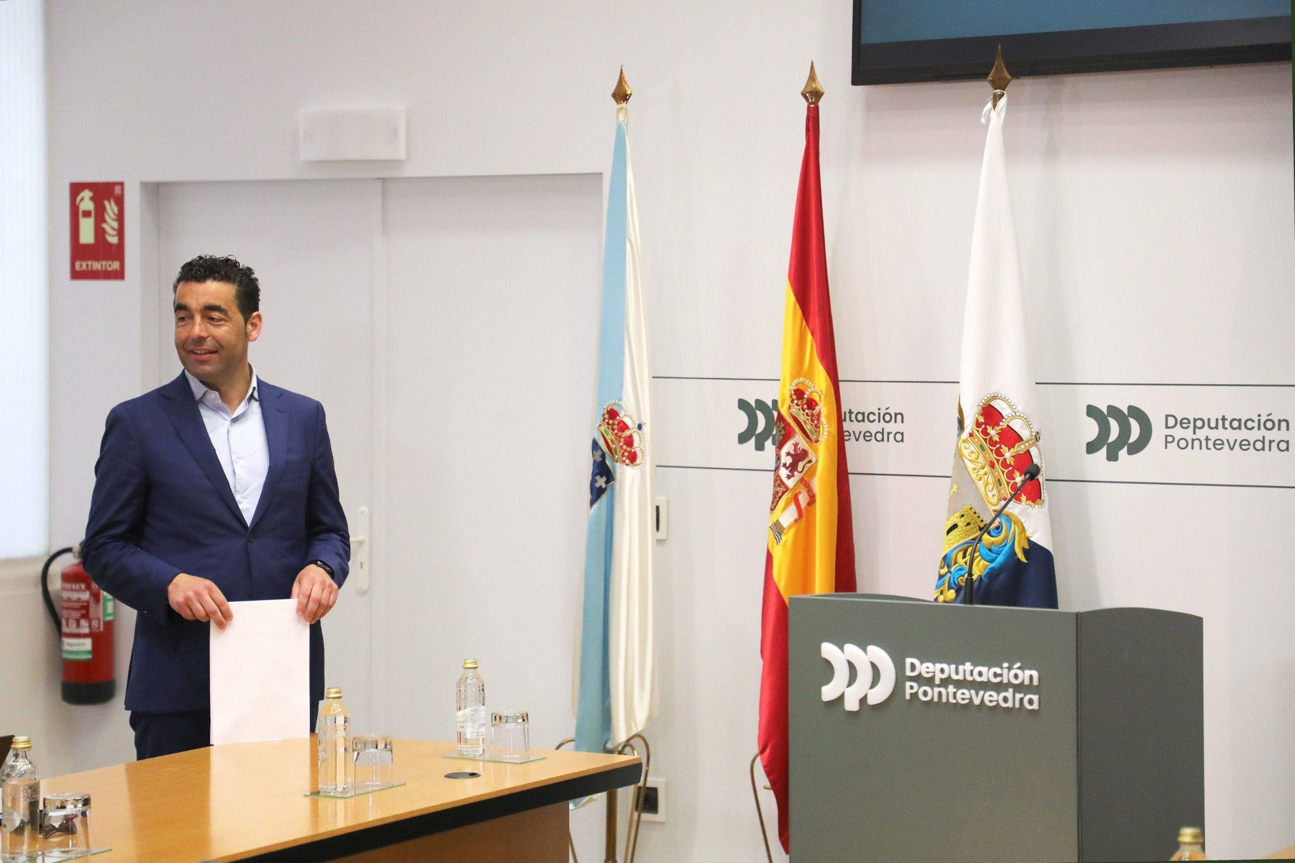 Luis López, presidente da Deputación de Pontevedra