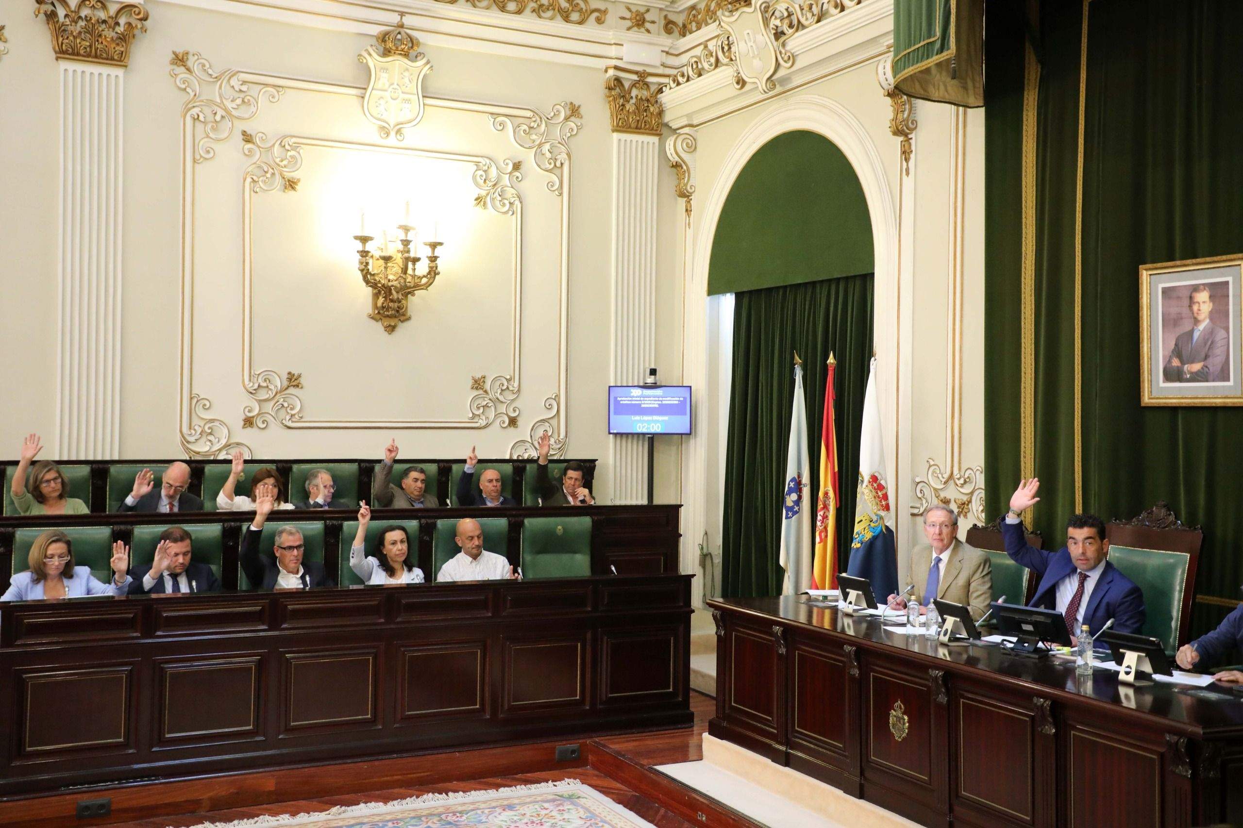 Pleno da Deputación de Pontevedra