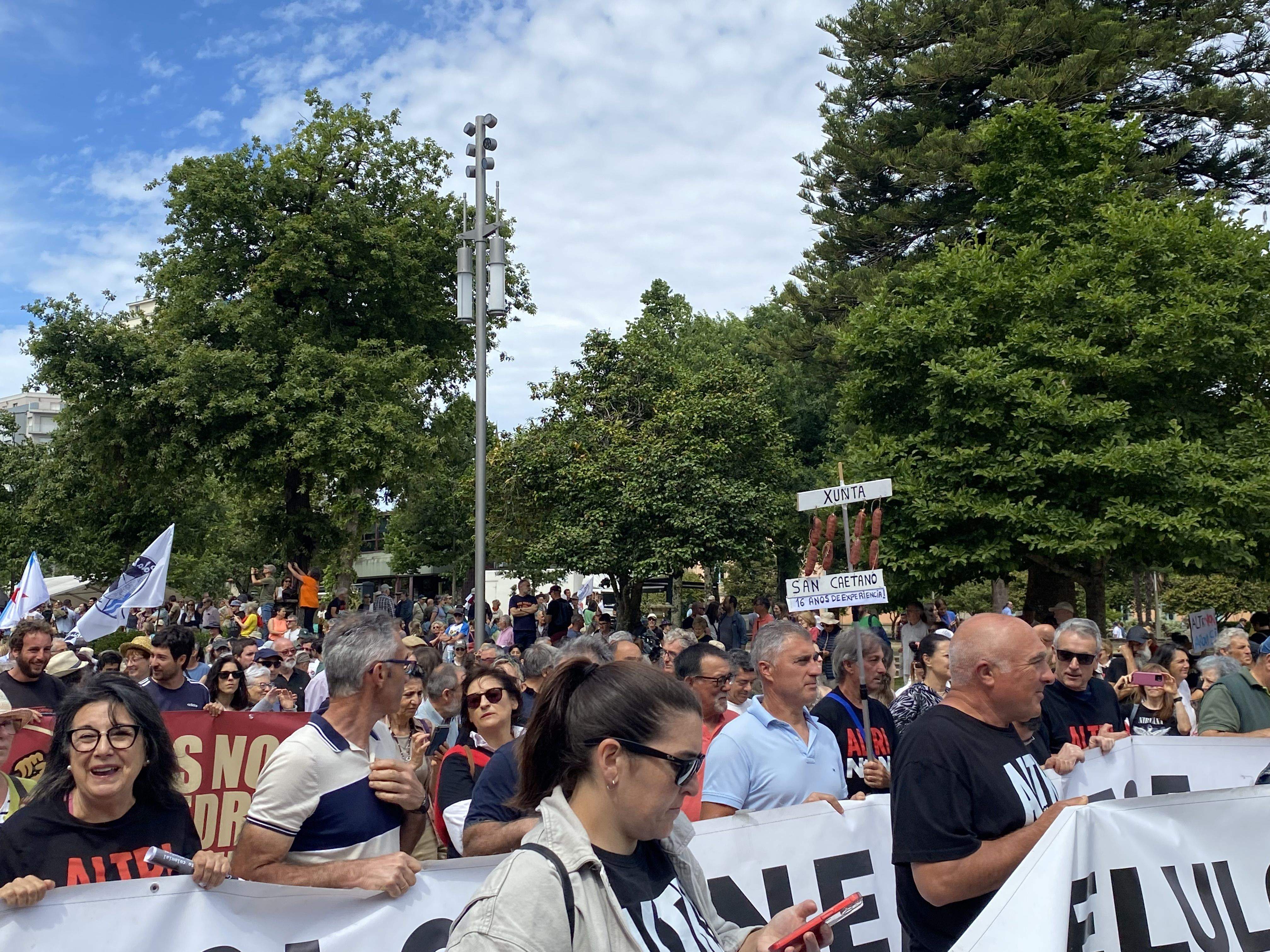 Marcha contra las celulosas de ENCE y ALTRI