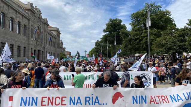 Marcha contra as celulosas de ENCE e ALTRI