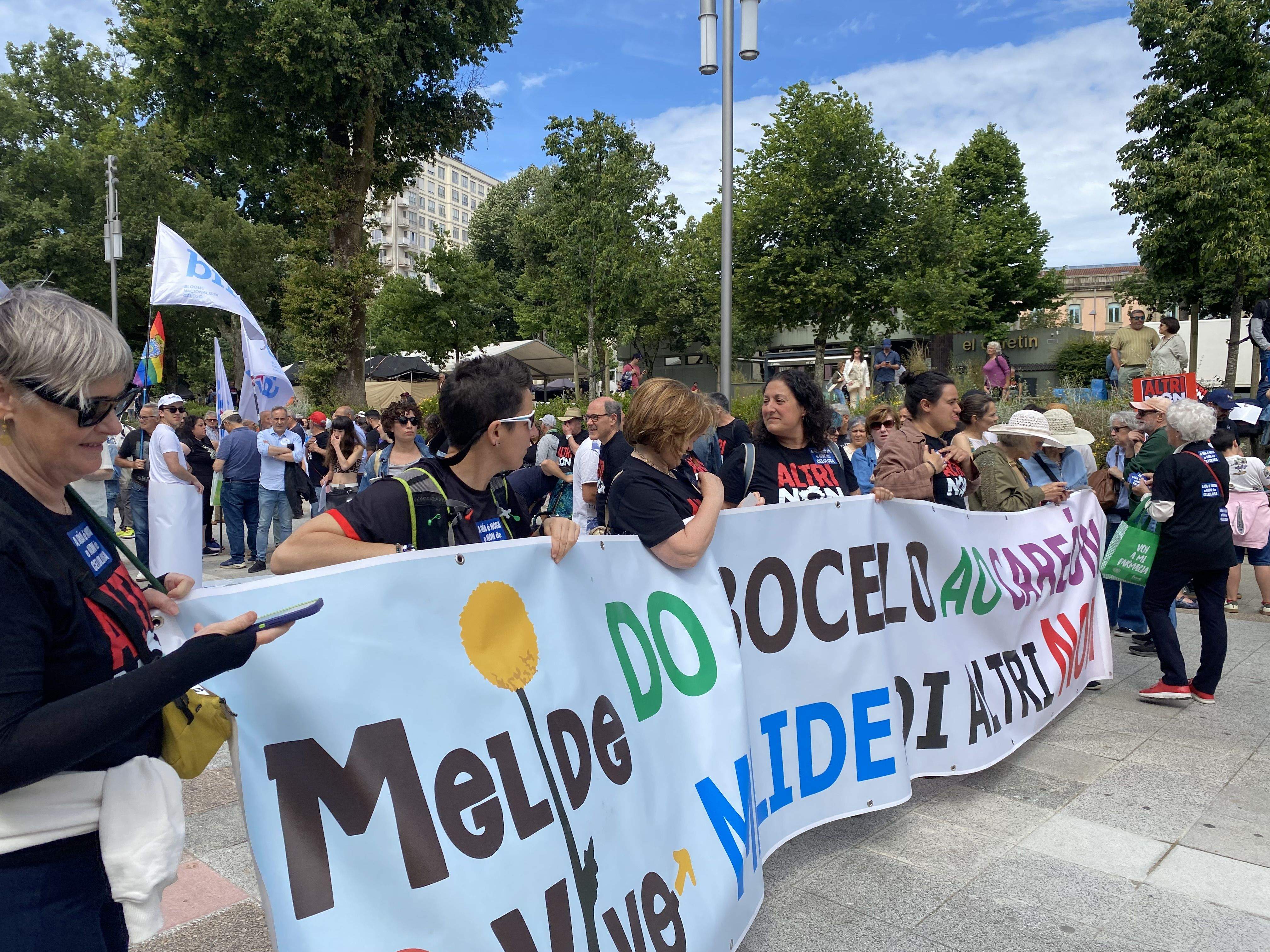Marcha contra las celulosas de ENCE y ALTRI