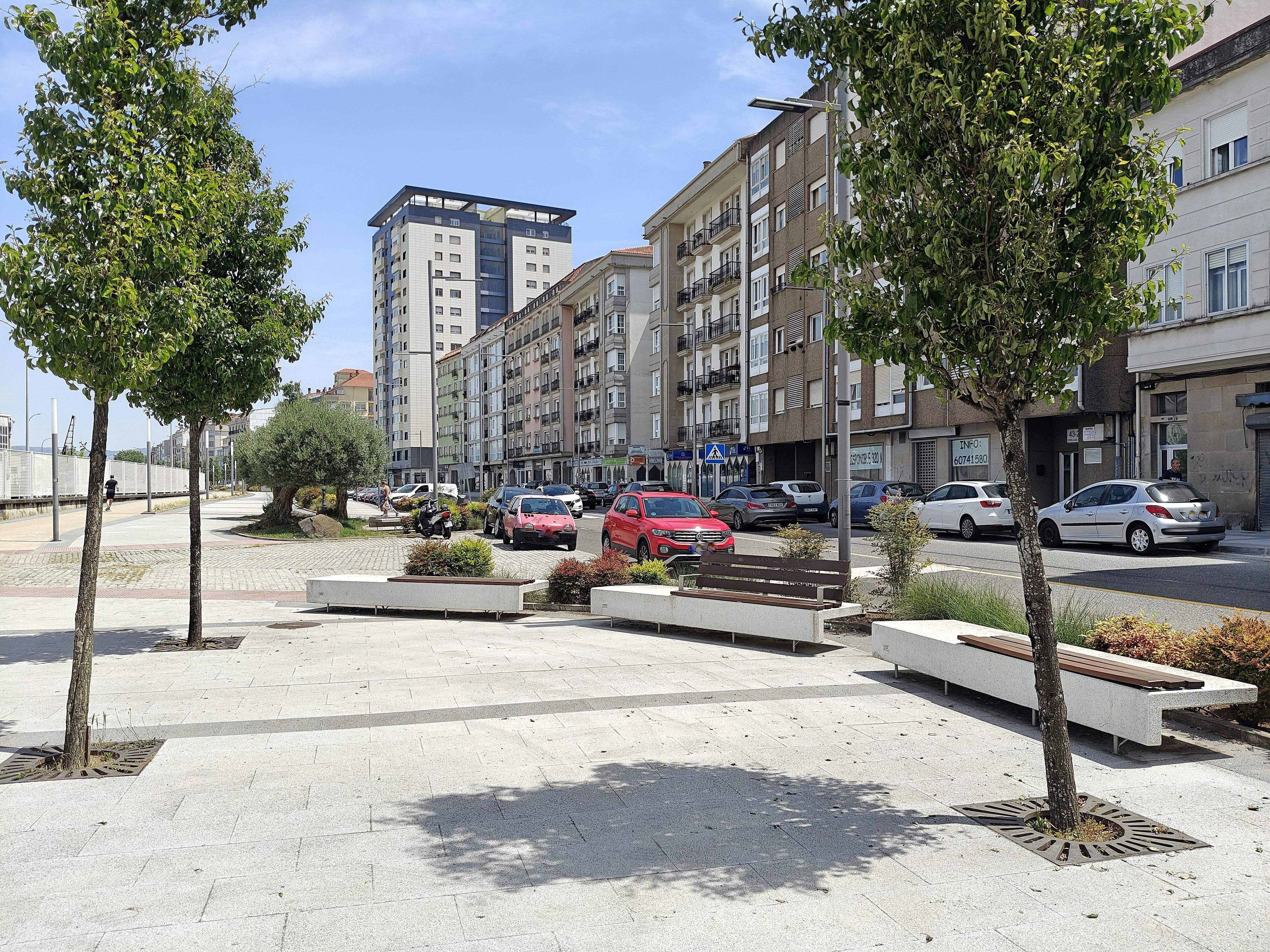 Avenida de Ourense en Marín