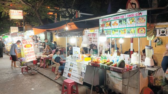 Postos no mercado nocturno