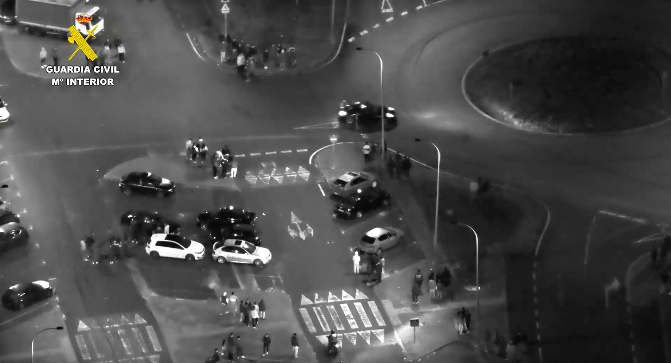 Carreras ilegales en el polígono de O Campiño