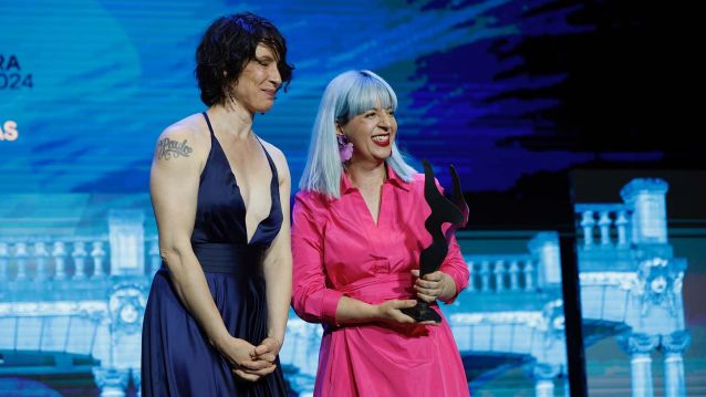 Marta Pazos, tras recibir uno de los Premios da Cultura Galega 2024 Marta Pazos, tras recibir uno de los Premios da Cultura Galega 2024