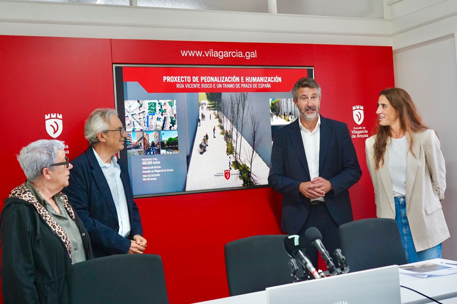 Presentación del proyecto de humanización de la calle Vicente Risco