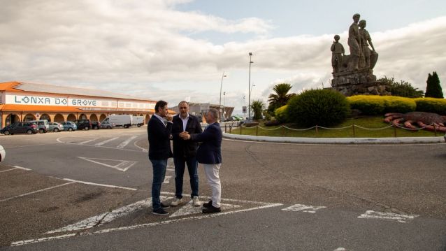 Julio García Comesaña, Pablo Leiva e Manuel Santos