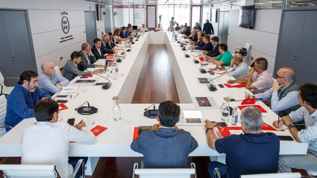 Reunión de traballo de Primeira Federación en Madrid