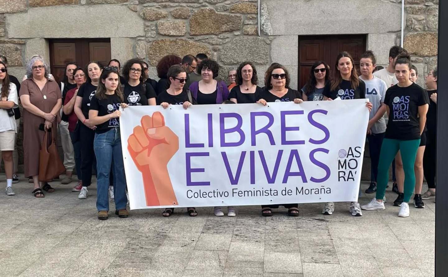Concentración en Moraña por el crimen machista de Campo Lameiro