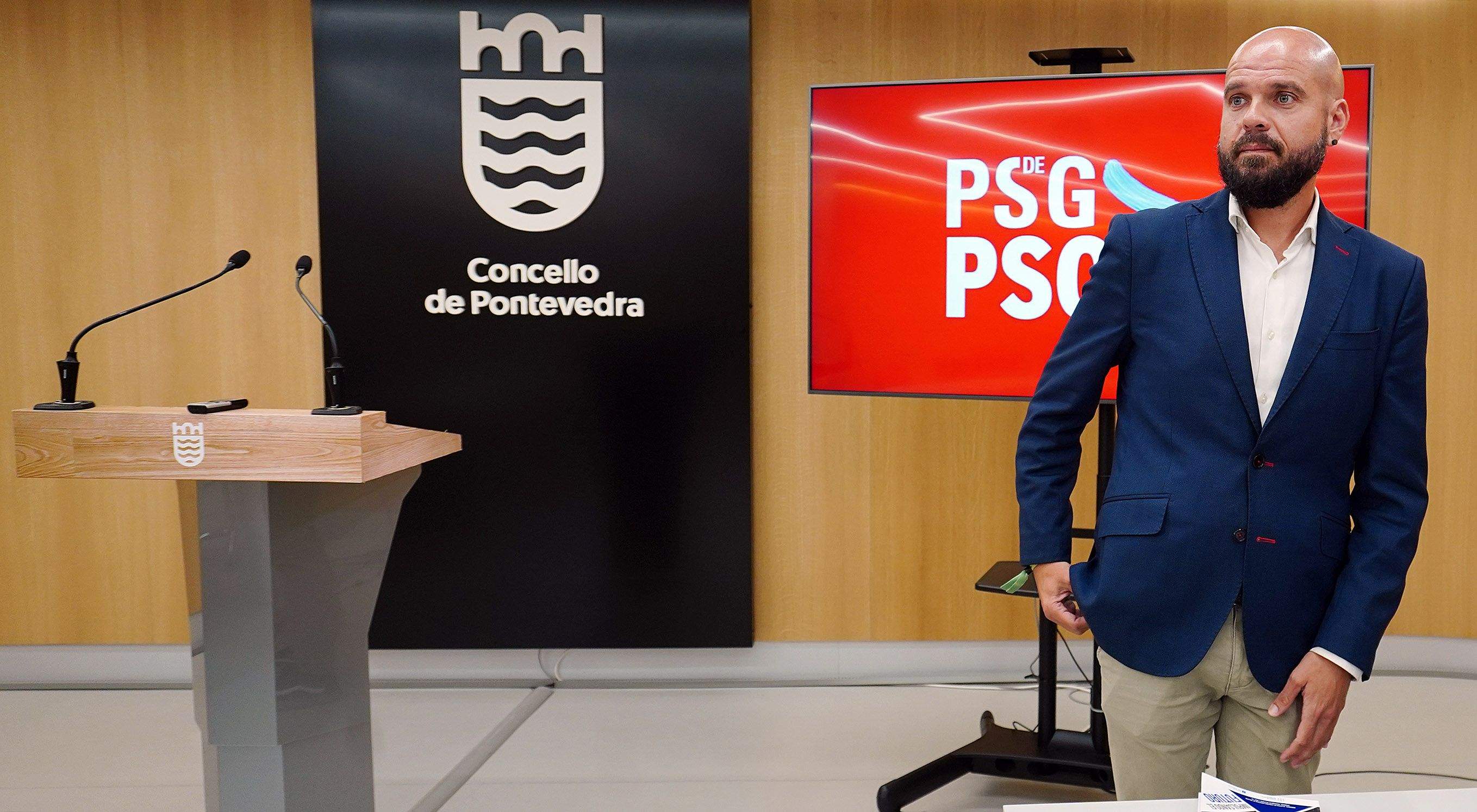 Iván Puentes, portavoz municipal do PSOE