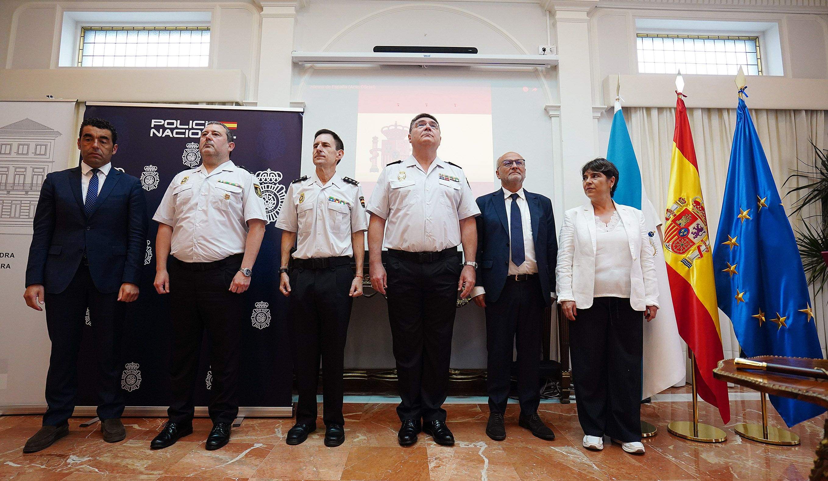 Toma de posesión de Javier de Santiago Laguillo como novo xefe da comisaría de Vilagarcía Toma de posesión de Javier de Santiago Laguillo como novo xefe da comisaría de Vilagarcía