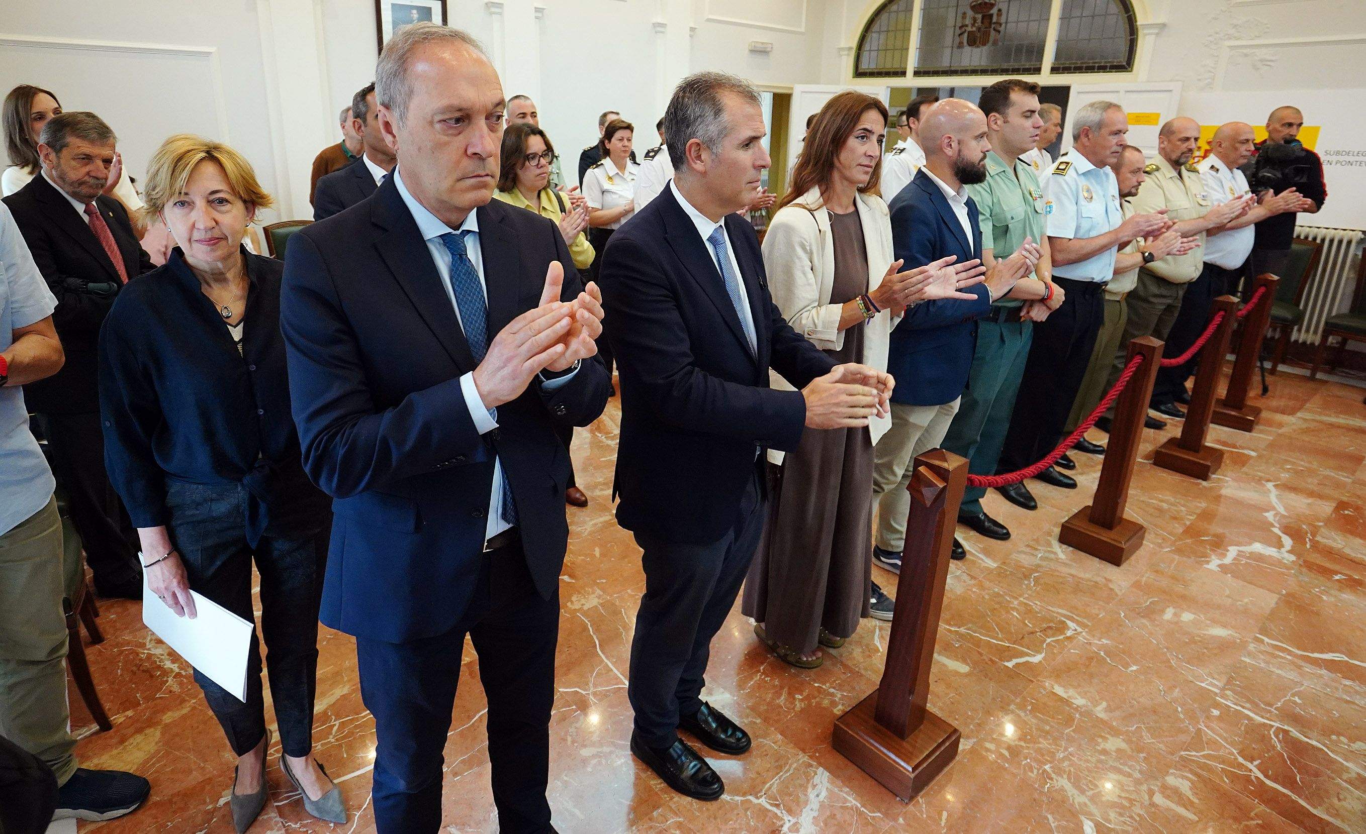 Toma de posesión de Javier de Santiago Laguillo como novo xefe da comisaría de Vilagarcía Toma de posesión de Javier de Santiago Laguillo como novo xefe da comisaría de Vilagarcía