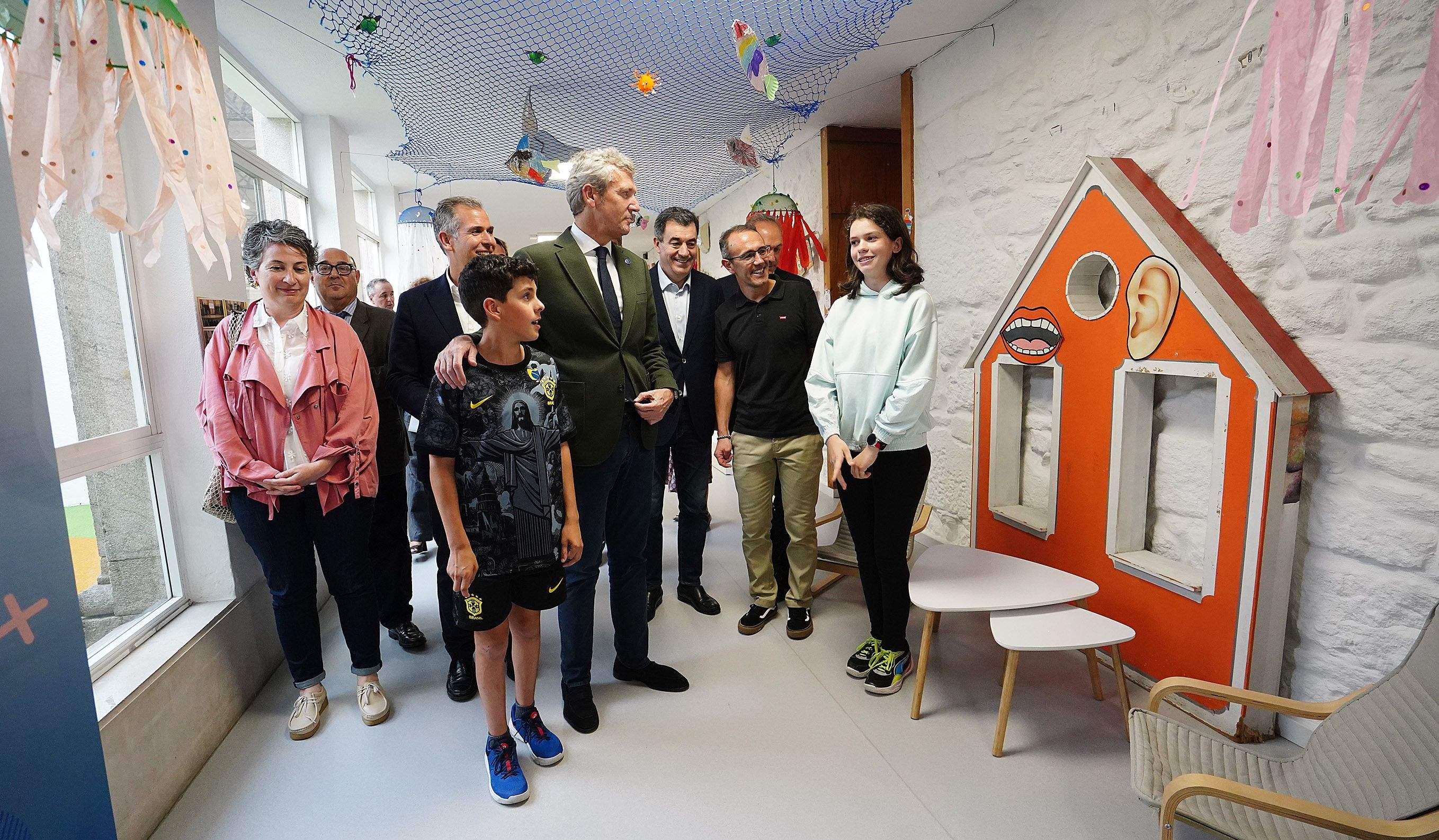 Visita de Alfonso Rueda ás obras no CEIP Froebel Visita de Alfonso Rueda ás obras no CEIP Froebel