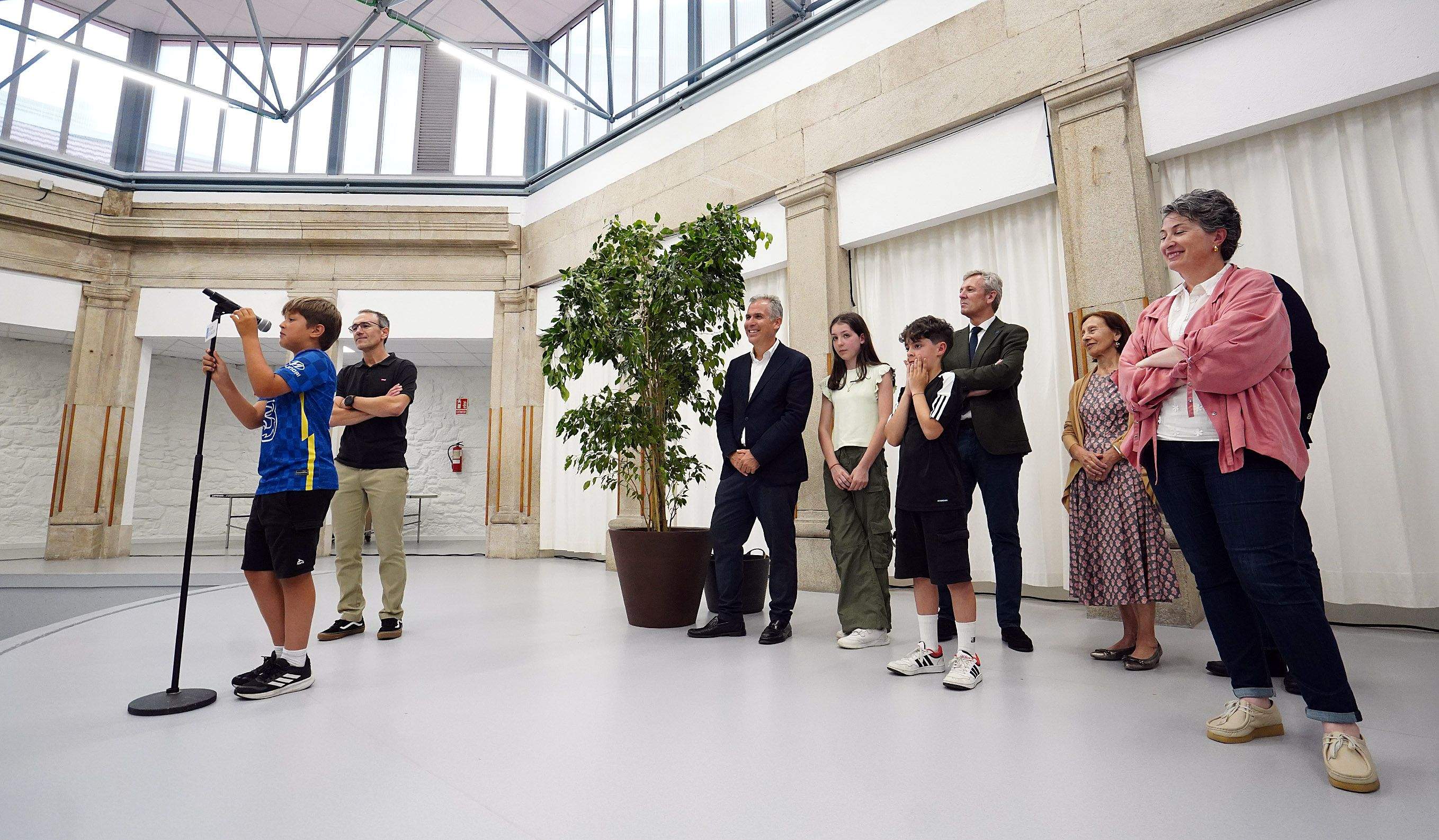 Visita de Alfonso Rueda ás obras no CEIP Froebel Visita de Alfonso Rueda ás obras no CEIP Froebel