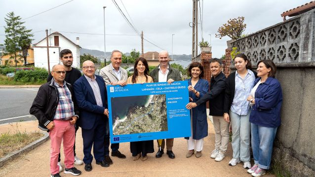 Presentación da senda que unirá Lapamán con Cela e Castrelo en Bueu Presentación da senda que unirá Lapamán con Cela e Castrelo en Bueu