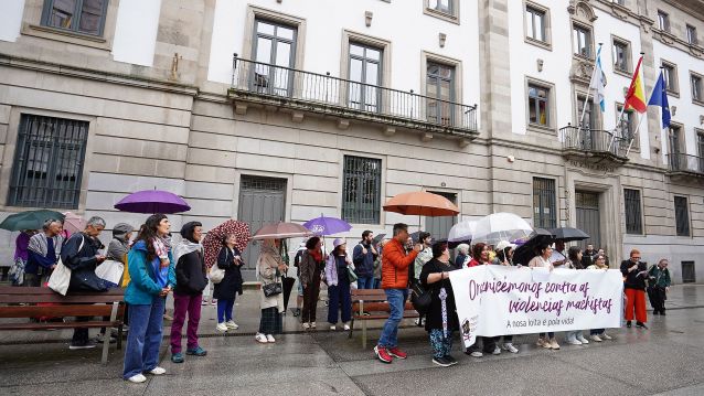 Concentración en Pontevedra por el crimen machista de Campo Lameiro