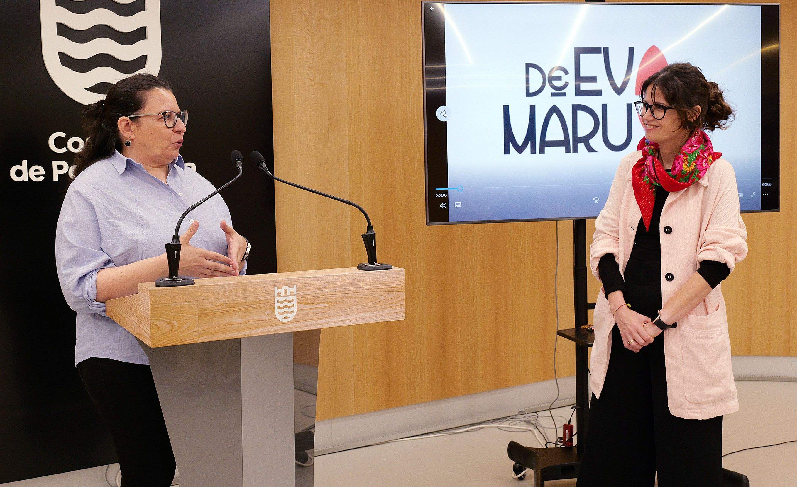 Presentación de la exposición "De Eva a Maruxa"