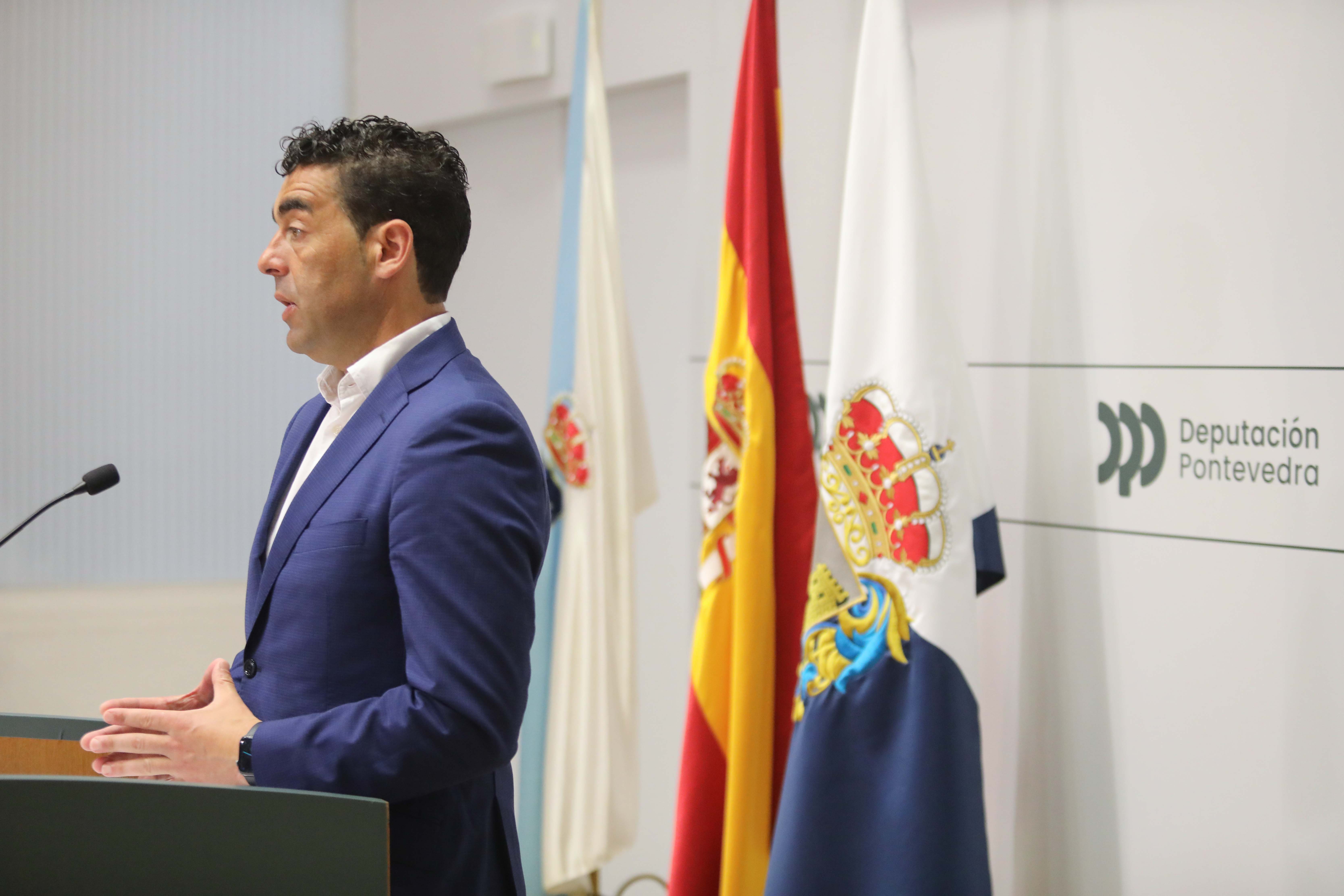 Luis López, presidente de la Deputación de Pontevedra
