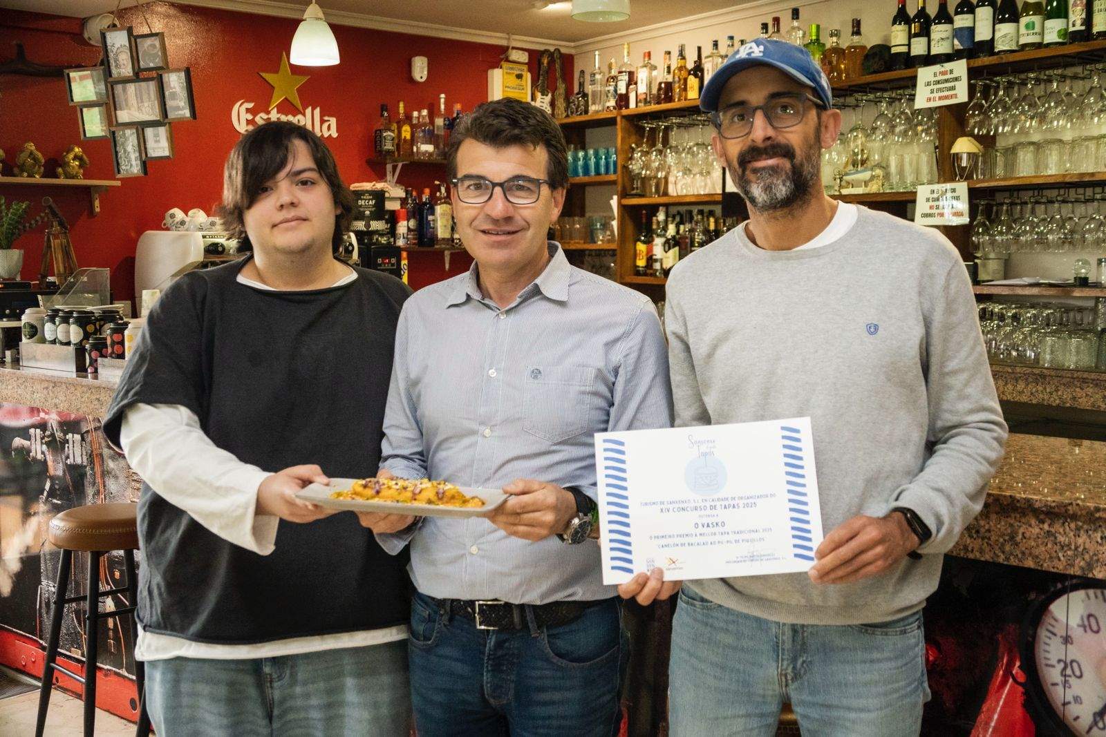 Premio a O Vasko en el certamen Sanxenxo Degusta Tapas