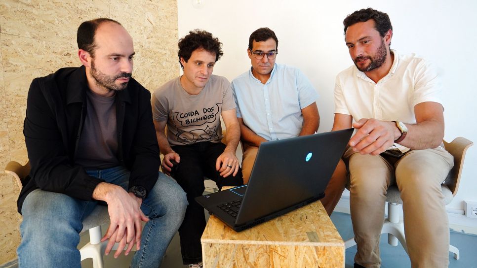 Alberto Campos, Gabriel Alarcón, Luciano González e Miguel Estévez Alberto Campos, Gabriel Alarcón, Luciano González e Miguel Estévez