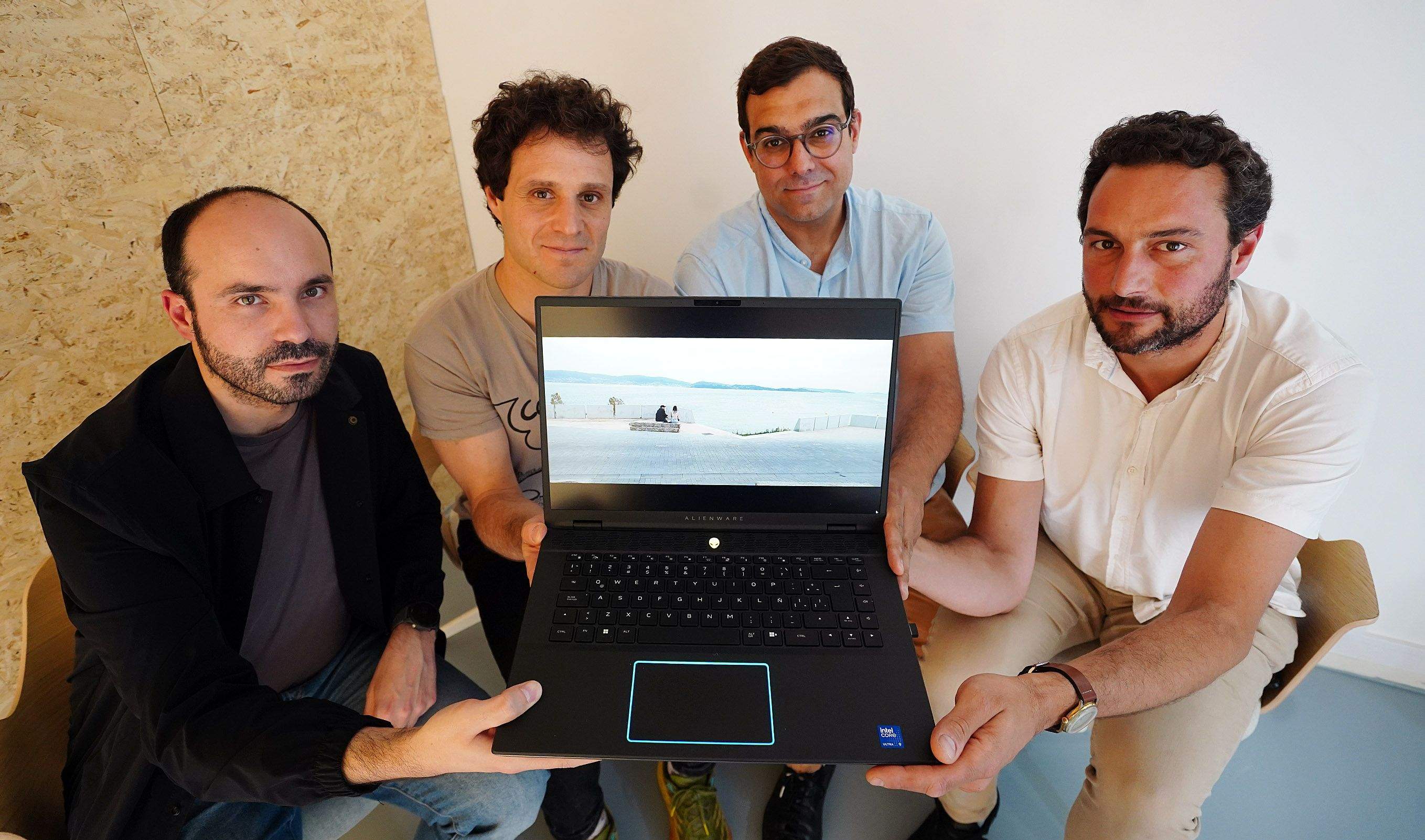 Alberto Campos, Gabriel Alarcón, Luciano González e Miguel Estévez