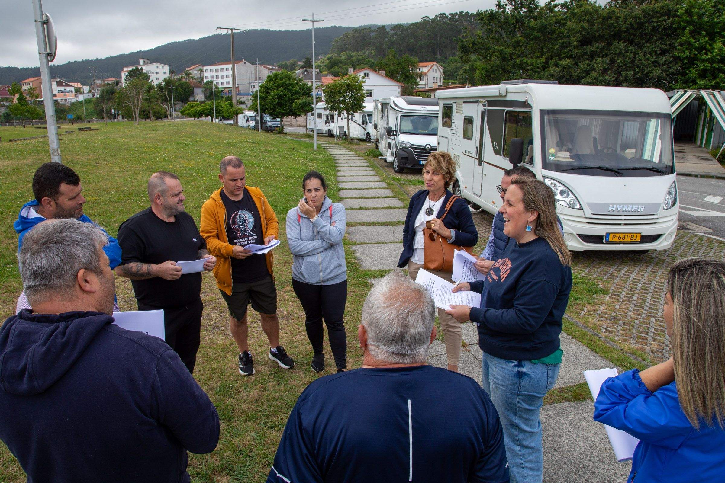 Reunión co sector para falar da ordenanza de autocaravanas