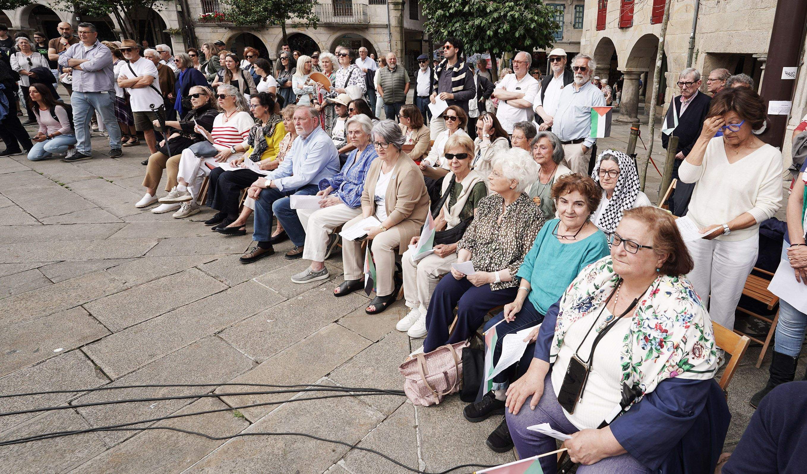 Acto en apoio ao pobo palestino Acto en apoio ao pobo palestino