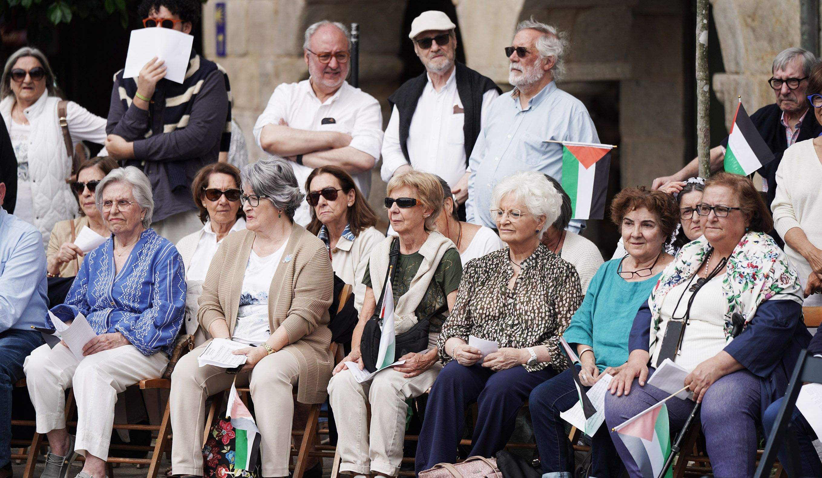 Acto en apoio ao pobo palestino Acto en apoio ao pobo palestino