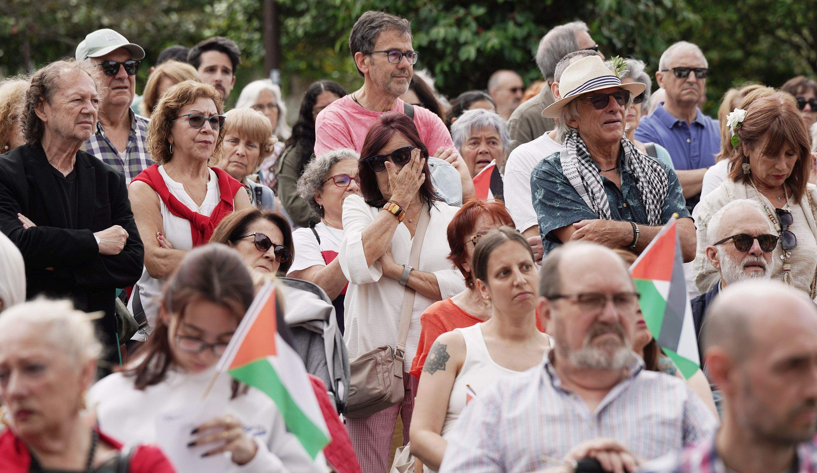 Acto en apoio ao pobo palestino Acto en apoio ao pobo palestino