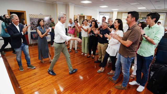 Alfonso Rueda participa nas votacións para escoller o presidente do PP nacional