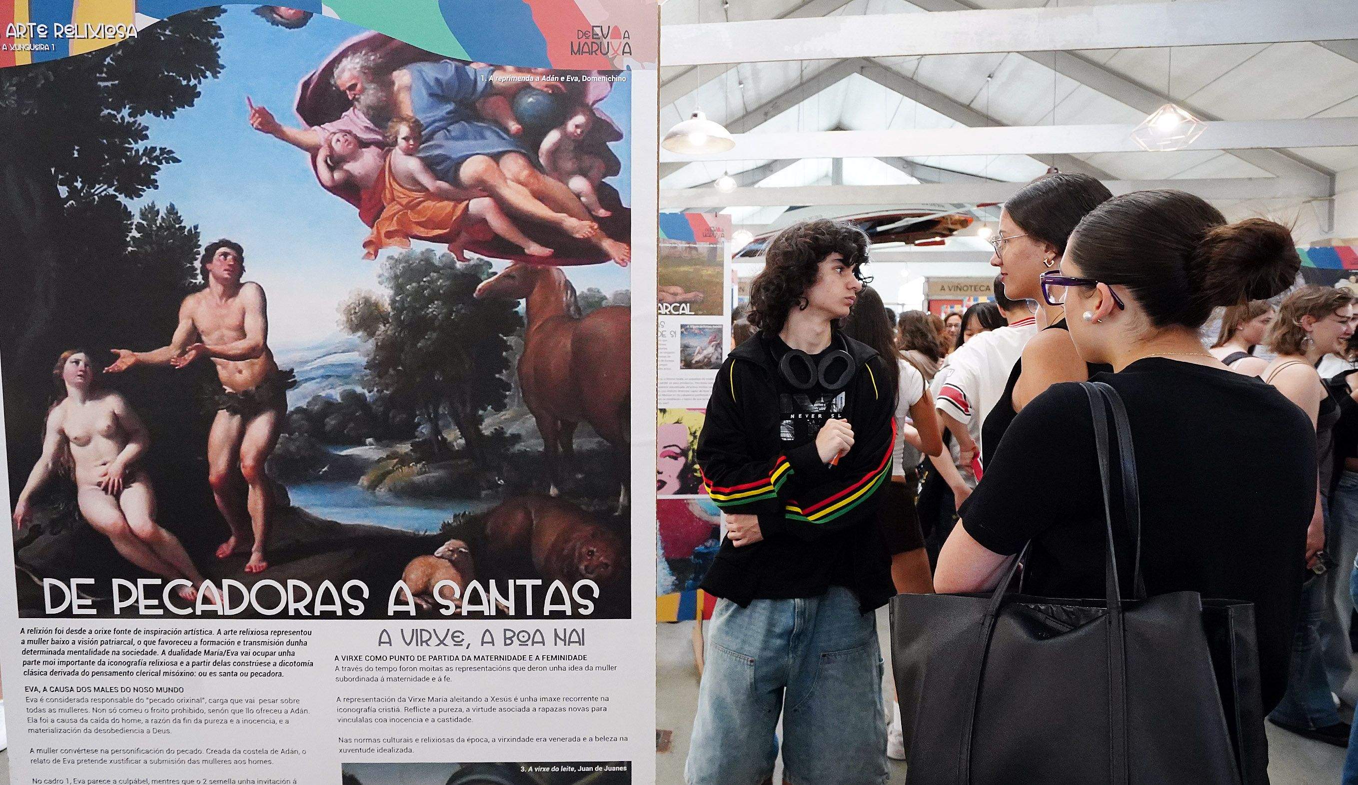 Exposición 'De Eva a Maruxa' no Mercado