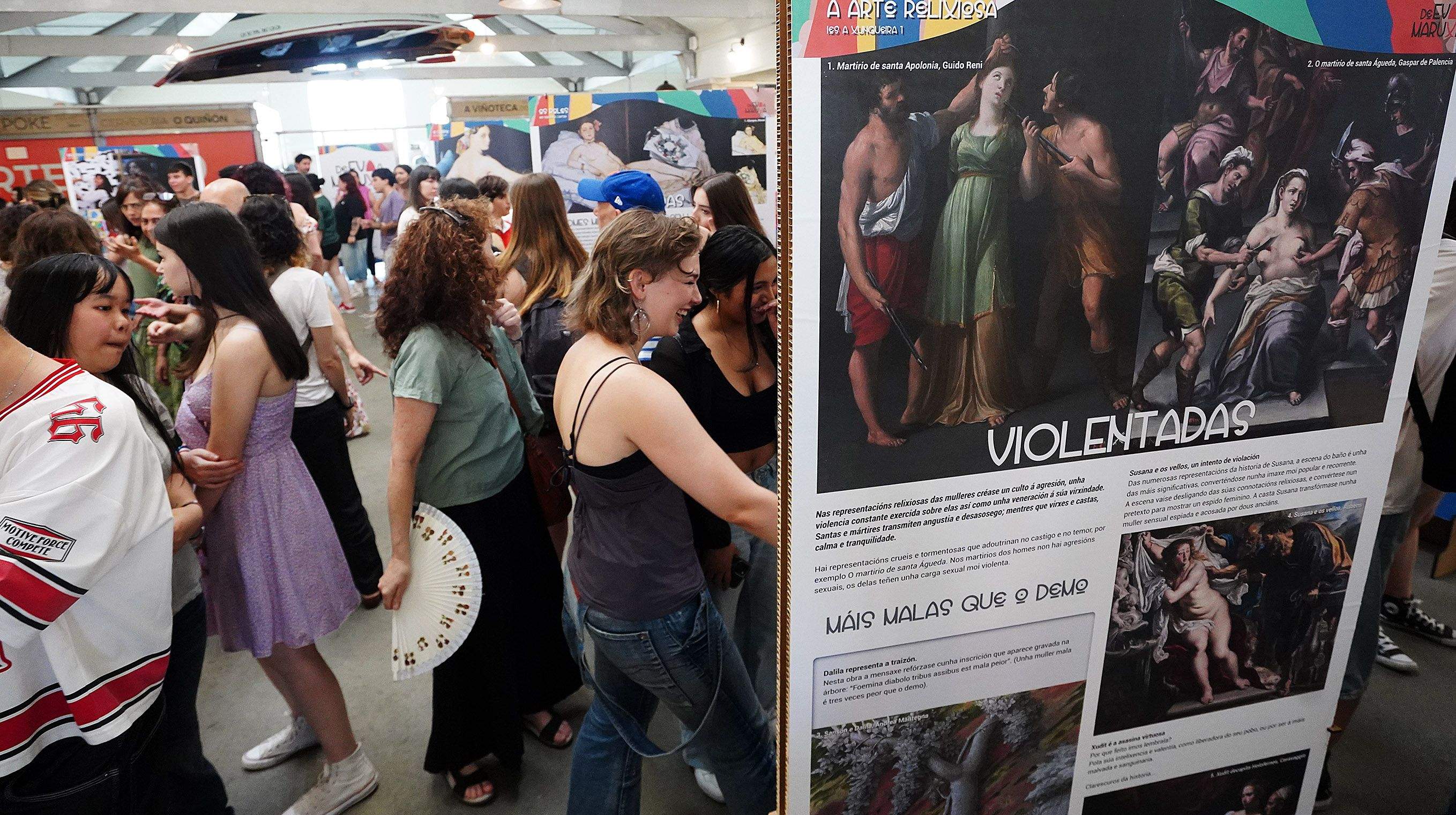 Exposición 'De Eva a Maruxa' no Mercado