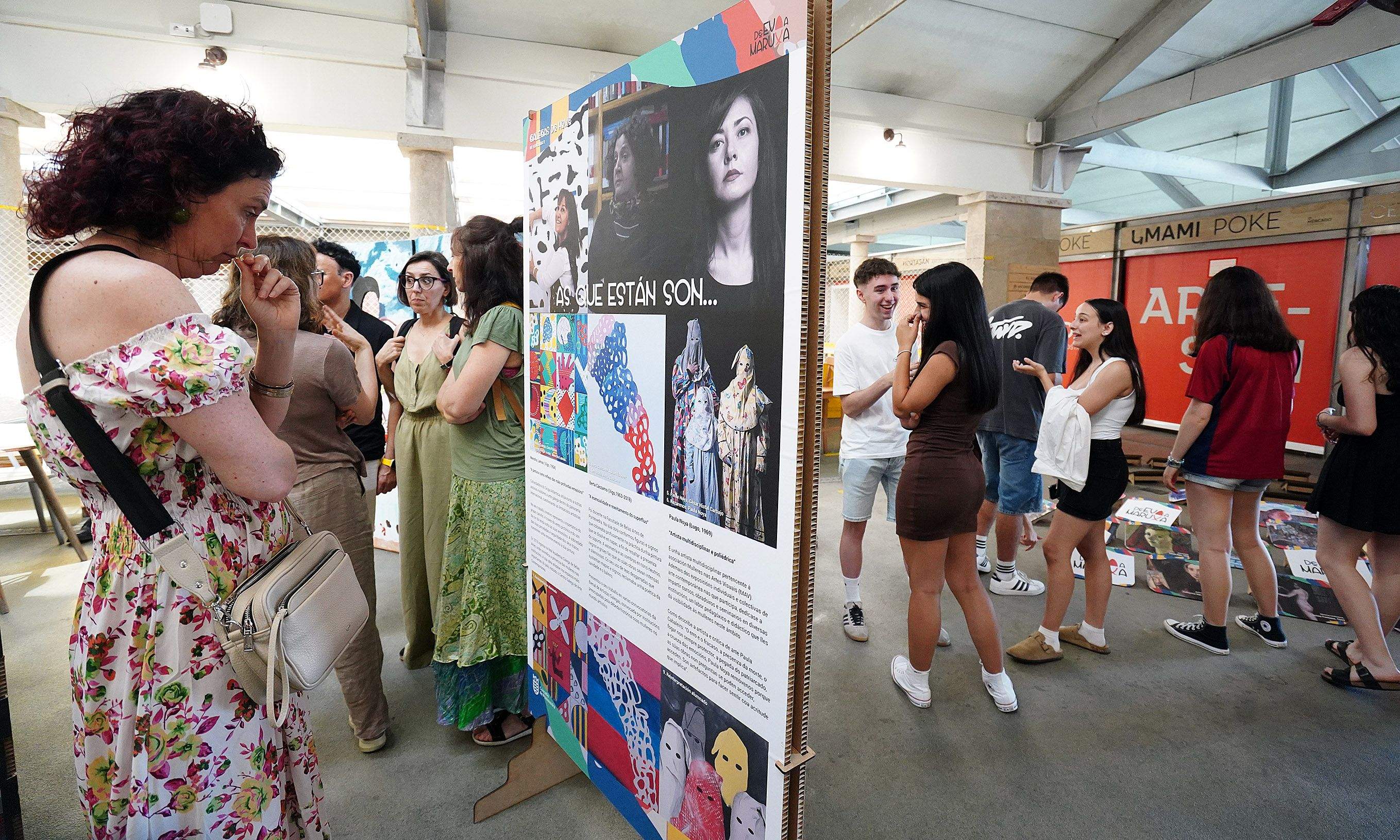 Exposición 'De Eva a Maruxa' no Mercado