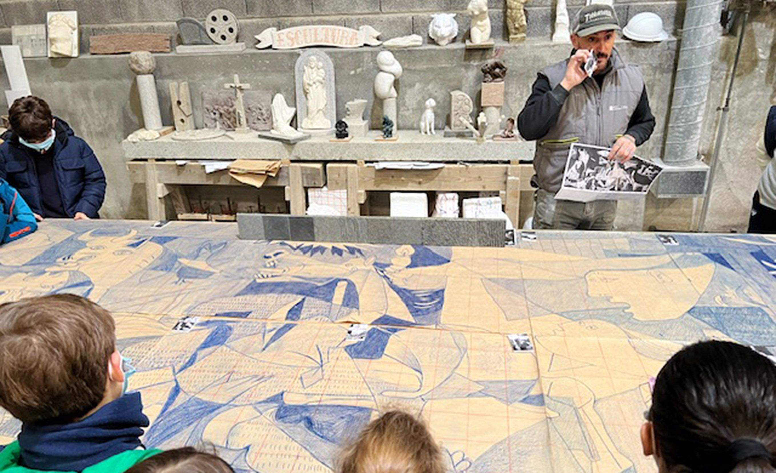 El Guernica de Picasso, en el CIFP de Cantería de Galicia El Guernica de Picasso, en el CIFP de Cantería de Galicia