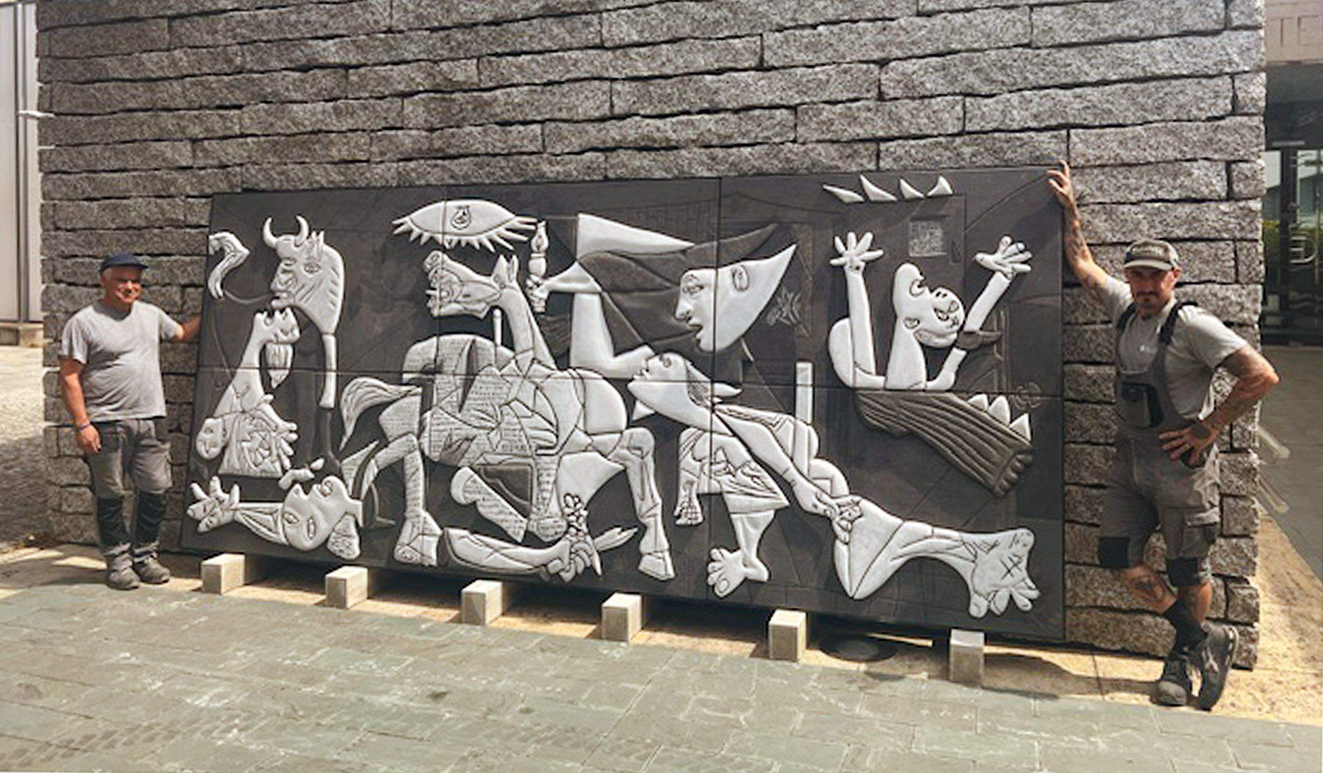El Guernica de Picasso, en el CIFP de Cantería de Galicia El Guernica de Picasso, en el CIFP de Cantería de Galicia