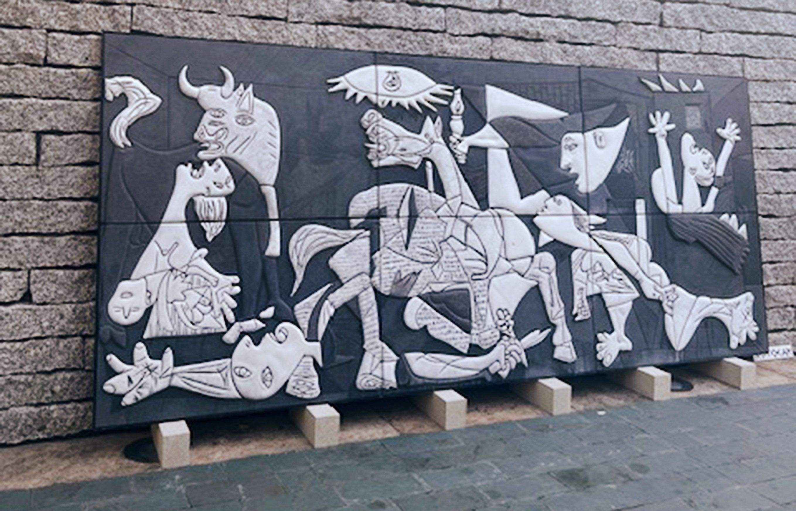 El Guernica de Picasso, en el CIFP de Cantería de Galicia El Guernica de Picasso, en el CIFP de Cantería de Galicia
