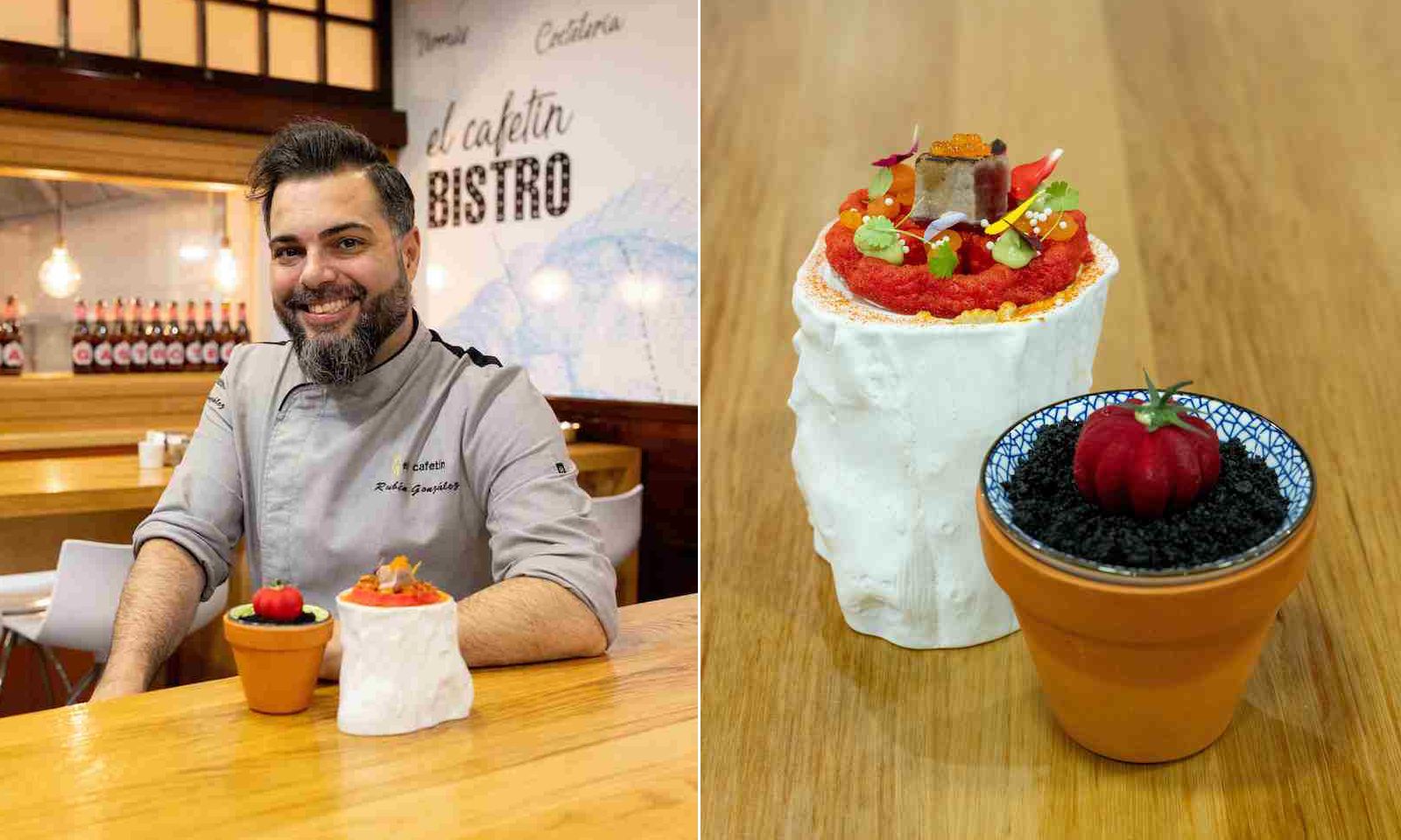Rubén González y su tapa 'Tomatún'
